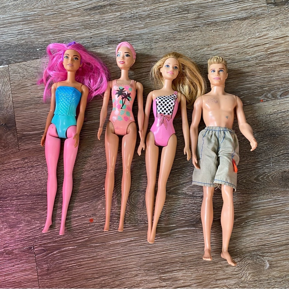 Dolls Bundle Of Four Gently Played With‎